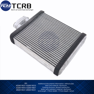 TCRB 6Q0819033 6Q0819031 6R0819031 6RD819031 para VW Polo Fabia Audi A1 Modelo Radiador o Calefactor <span class=keywords><strong>de</strong></span> Aire Caliente 6Q0819861 - Product Image 5