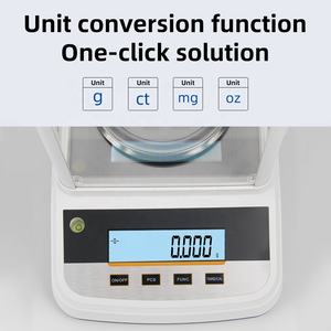 เครื่องชั่งวิเคราะห์เพชรขนาด500ก. 1มก. เครื่องชั่งแล็ปพร้อมจอแสดงผล LCD 2จอ - Product Image 5