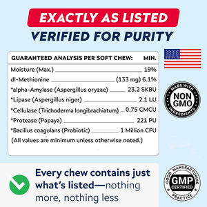 OEM/ODM erba verde morbido mastica integratori per cani da compagnia tenere erba verde supporto intestino digestivo Pet cura integratore sanitario per animali domestici - Product Image 3