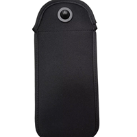 Pochette universelle en néoprène pour téléphone, anti-vol, anti-pollution de signal, avec fermeture à bouton-pression, empêchant le suivi GPS et le piratage à distance