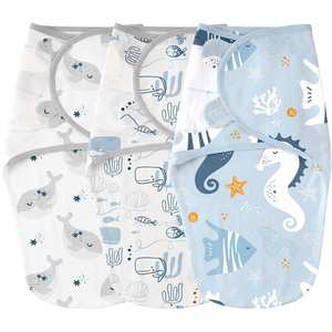 Envolturas de Algodón para Bebés de 0 a 3 Meses, Saco de Dormir para Recién Nacidos - Product Image 5