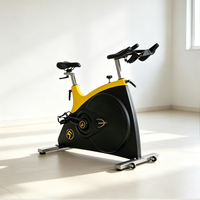Bicicleta de Spinning con Resistencia Magnética Ajustable, Componentes para Medir la Frecuencia Cardíaca, Marco Estable para Gimnasio y Hogar, Ejercicio Cardiovascular y Moldeamiento Corporal