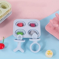 Nouvel Arrivage Moule à glace pour bébé en silicone, pour aliments complémentaires, mini-moules à bâtonnets, bac à glaçons avec bâtonnets