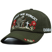 Casquette de baseball PARTYMENT avec logo personnalisé, style militaire vintage, design commémoratif du 250e anniversaire, unisexe, réglable, snapback
