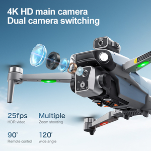 <span class=keywords><strong>Drone</strong></span> GPS K19 MAX 4K avec caméra, moteur sans balais pliable, évitement d'obstacles, longue portée, quadricoptère RC pour adultes, photographie aérienne - Product Image 5