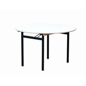 Tavolo pieghevole ø 120 cm, strutture per banchetti, piano, verniciato - Product Image 1
