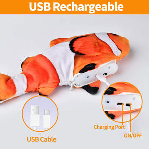 <strong>Floppy</strong> Realistic Simulation Wagging Catnip Interactive Kicker Fun Exercise Electric Moving <strong>Fish</strong> Cat <strong>Toy</strong> - Product Image 3