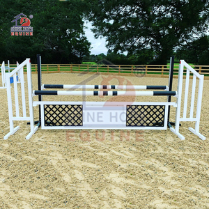 Cavallo mostra ostacolo di salto blocco di salto in alluminio salto di cavallo con recinzione della pista del buco della serratura - Product Image 6