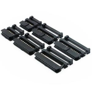 Conector IDC de 6, 8, 10, 12, 14 y 16 pines, cable plano de 2.54 mm de paso, cable a placa, conector FC rectangular hembra de doble fila, 3 unidades - Product Image 3