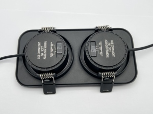 Luz LED Empotrable de Techo COB 2x10W, 3CCT, RA90, Aislada, CA 85-265V, Recorte de <span class=keywords><strong>220mm</strong></span>, Modelo DL 2x10W 3CCT - Product Image 2