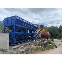 Nouvelle centrale à béton Js2000 avec 3 bacs, centrale à béton pour mortier