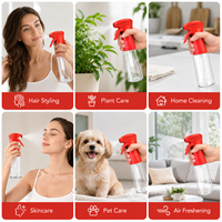 Bouteille pulvérisatrice à brume continue, atomiseur fin haute pression pour salon, barbier, jardinage, nettoyage, soins des animaux, anti-fuite, rechargeable