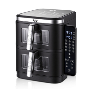 RAF 2800W Air Fryer Dual Basket 5.5L Plus Capacity With 360 Circulation for Oil Reduced Cooking Digital Air Fryer Smart Air - Product Image 2