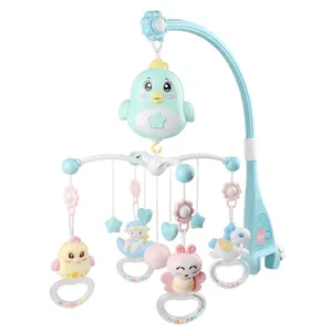 Newborn Hanging Bed Bell Toy Plastic Mobile Baby Music
