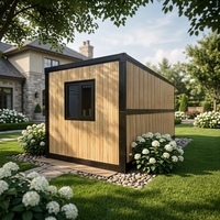 Structure en acier préfabriquée pliable de haute qualité, logement modulaire mobile miniature, résistant aux ouragans, bâtiment de bureaux
