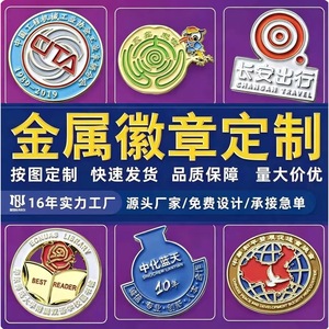 Nanqi Custom Metal <b>Badges</b> Enamel <b>Epoxy</b> <b>Resin</b> <b>Pin</b> Type Tourist Souvenirs Cultural Creative Gifts Business Gift Packaging - Product Image 4