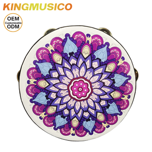 Set de Percusión Orff, Pandereta y Tambor de Mano de 6-8 Pulgadas, Tambor de Baile con Marco para Educación Musical y Actuaciones |   Venta al por Mayor de Fábrica OEM - Product Image 6