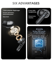 Écouteurs intra-auriculaires TWS26 Yesido BT5.3, modèle exclusif breveté, écouteurs sans fil TWS pour la musique