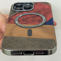 Casing HP PU Anti-Shock Magnetik Tahan Lama Warna-Warni Grosir untuk 18 17 16 15 14 Plus 13 12 11 Pro Max