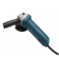 Meuleuse d'angle électrique filaire industrielle et DIY 115 mm 710 W avec interrupteur à palette et disque de meulage 11000 tr/min pour le conditionnement des surfaces