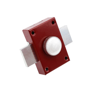 6Pin Cylinder Deadlocking Night Latch Security Double Bolt Rim Lock Manufacture Metal Gate Lock Outdoor Lock with ABS Thumb Turn - Product Image 3