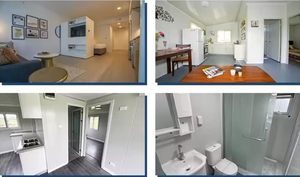 Công ty kiến trúc nổi tiếng quốc tế của nhà CONTAINER mở rộng hiện đại thoáng khí PVC cửa sổ trượt EPS/đá len/PU - Product Image 4