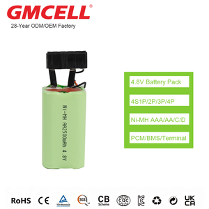 Paquete de Baterías Ni-MH AA de 4.8V Personalizadas, Batería Recargable NiMH AAA/C/D 4S1P/4S2P/3P/4P para Coche de Juguete para Niños, Escáner Portátil - Product Image 3