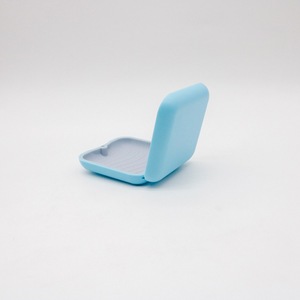 Square Magnetic Dental Case For Invisible Braces Retainer Dentures Light Blue <b>Compact</b> <b>Design</b> - Product Image 1
