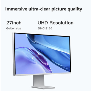 Moniteur de bureau professionnel 27 pouces 4K IPS 120Hz à bords fins sur quatre côtés en alliage d'aluminium CNC, haute définition, faible lumière bleue pour la protection des yeux - Product Image 6