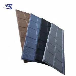 1340*420毫米新西兰韩国高品质防水彩色经典粘合风格石材涂层金属屋顶