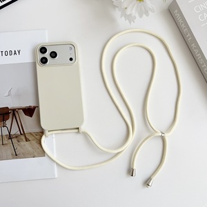 Custodia Morbida Integrale in Silicone Liquido Coreano Ins con Cordino per iPhone 17 Pro <span class=keywords><strong>Max</strong></span> 15/16 - Product Image 5