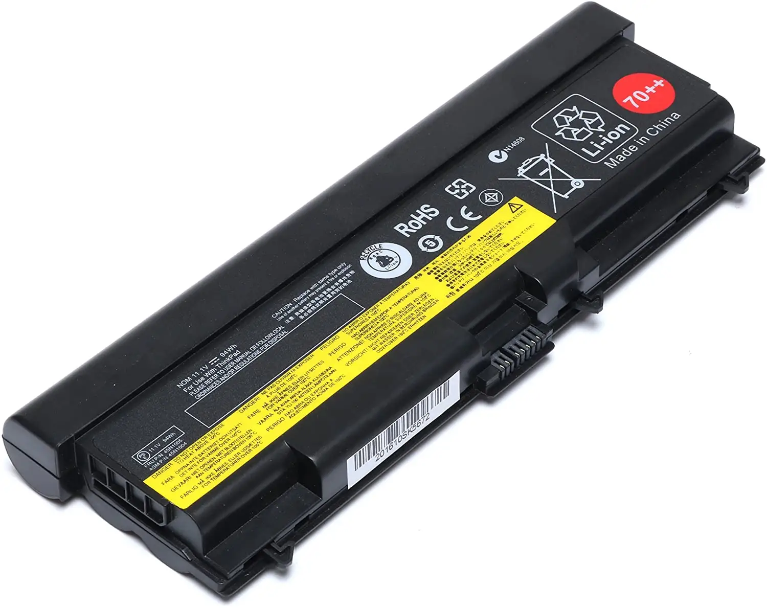 45N1004 45N1005 battery for lenovo IBM ThinkPad T430 T420 T410 T430h T530 T520 W530 W520 70++ 11.1V 94wh laptop batteries