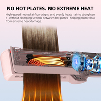 Blower pelurus rambut profesional basah kering tanpa pelat plasma inframerah perawatan rambut rumah OEM