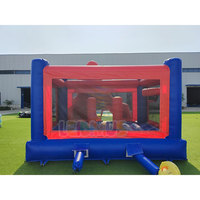 Château gonflable Spiderman commercial pour enfants, structure de saut gonflable en PVC pour location de fête en extérieur