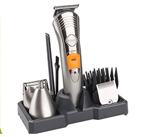 Kemei KM 580A Kit Completo Ricaricabile per Taglio <span class=keywords><strong>Capelli</strong></span>, Barba e Corpo, <span class=keywords><strong>Rasoio</strong></span> Elettrico e Trimmer per <span class=keywords><strong>Uomo</strong></span> - Product Image 1