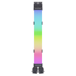 स्नोमैन आर्ब केबल लाइट अप psu एक्सटेंशन 5v <span class=keywords><strong>3</strong></span> पिन आर्गब सिंक 8-पिन 24पिन मदरबोर्ड के साथ संगत संगत - Product Image 1