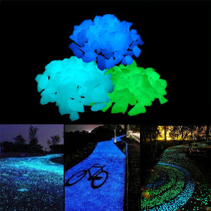Piedras luminosas que brillan en la oscuridad, guijarros de jardín, piedra <span class=keywords><strong>Natural</strong></span> brillante - Product Image 2