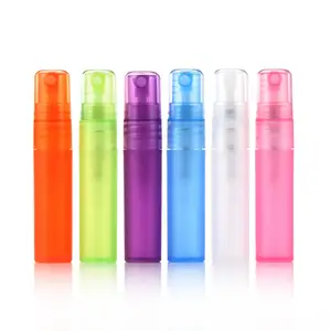 Wholesale Colorful Pen Shape Perfume Plastic Perfume Bottle With Mist Spray Hot Sell PP Empty Frosted Atomizer Spray Bottle