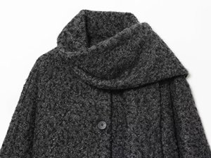 Vêtements pour femmes Automne Nouveau Élégant Polyvalent Écharpe <span class=keywords><strong>Manteau</strong></span> <span class=keywords><strong>court</strong></span> en <span class=keywords><strong>bouclette</strong></span> Veste - Product Image 3