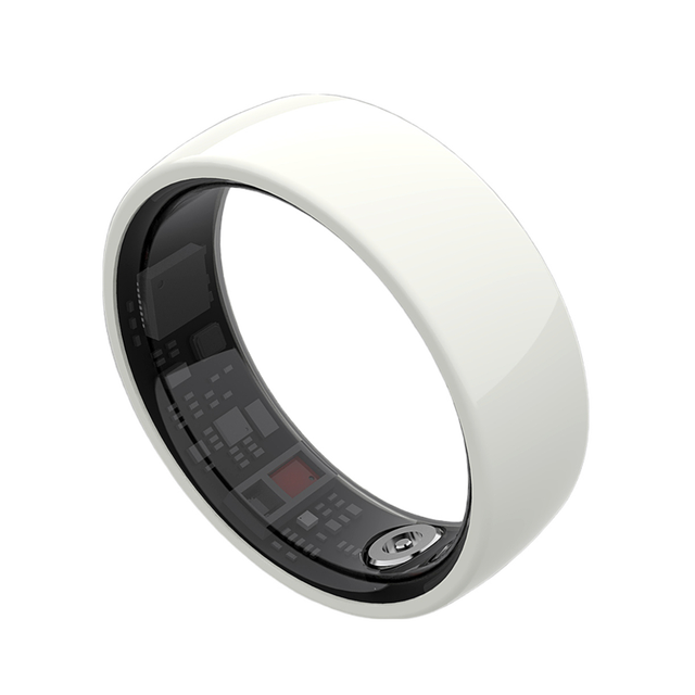Factory Custom NFC Ceramic Ring Chip Social Media Health Fitness Sleep tracker Monitor Smart Ring