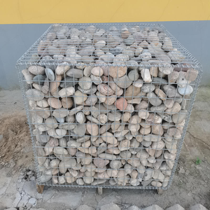 Gabbione <span class=keywords><strong>per</strong></span> Muro di Contenimento 2x1x1m, in Filo di Ferro Zincato e Rivestito in PVC, Saldato a Caldo, <span class=keywords><strong>per</strong></span> Protezione di Pendii - Product Image 1