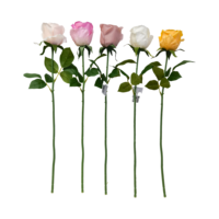 Salbeigrüne Rosen Künstliche Blumen Seidenrosen-Bouquet für Hochzeitsdekoration