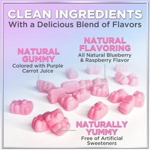 OEM sakızlı Multivitamin Folic asit biyotin Gummies Vitamin takviyeleri sorumlu saç cilt çivi büyüme Folate biyotin Gummies - Product Image 5