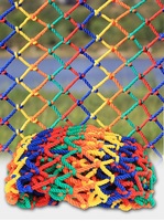 Filet de sécurité coloré pour enfants en nylon, tailles de mailles 3x3cm, 5x5cm, 10x10cm, pour rampes d'escalier et de balcon
