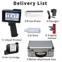 Nouvelle imprimante jet d'encre portable M10 Tij 2026 pour date d'expiration, code-barres, code QR, numéro de lot, métal, plastique, carton, boîte