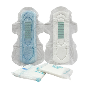 Tek kullanımlık bayanlar pamuk hijyenik pedler süper emicilik ucuz sıhhi peçeteler kadın peçete ped sıhhi kutu nefes kanatlı - Product Image 1