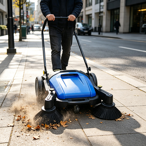 55L Capacity Hand Push Road <strong>Sweeper</strong> Put up Brush <strong>Manual</strong> <strong>Carpet</strong> <strong>Sweeper</strong> Strong Function Light Dust <strong>Sweeper</strong> Produce in Yongkang - Product Image 1