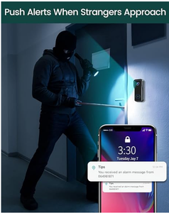Оптовая цена: Беспроводной домашний видеодомофон Wi-Fi 2,4 ГГц, 3 МП, IP65, водонепроницаемый, с двусторонней аудиосвязью, обнаружением движения и приложением CloudEdge - Product Image 3