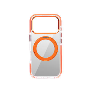 Funda Magnética Transparente Mate de TPU y Acrílico para <span class=keywords><strong>iPhone</strong></span> 17 Pro Max con Soporte Metálico, la Más Vendida - Product Image 2