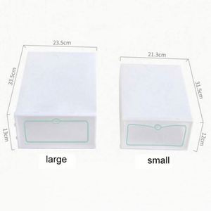 Juego de 6 Cajas de Almacenamiento de Zapatos Plegables de Doble Nivel, Multifuncionales, de Plástico PP, Transparentes, Apilables, para Sala de Estar - Product Image 3